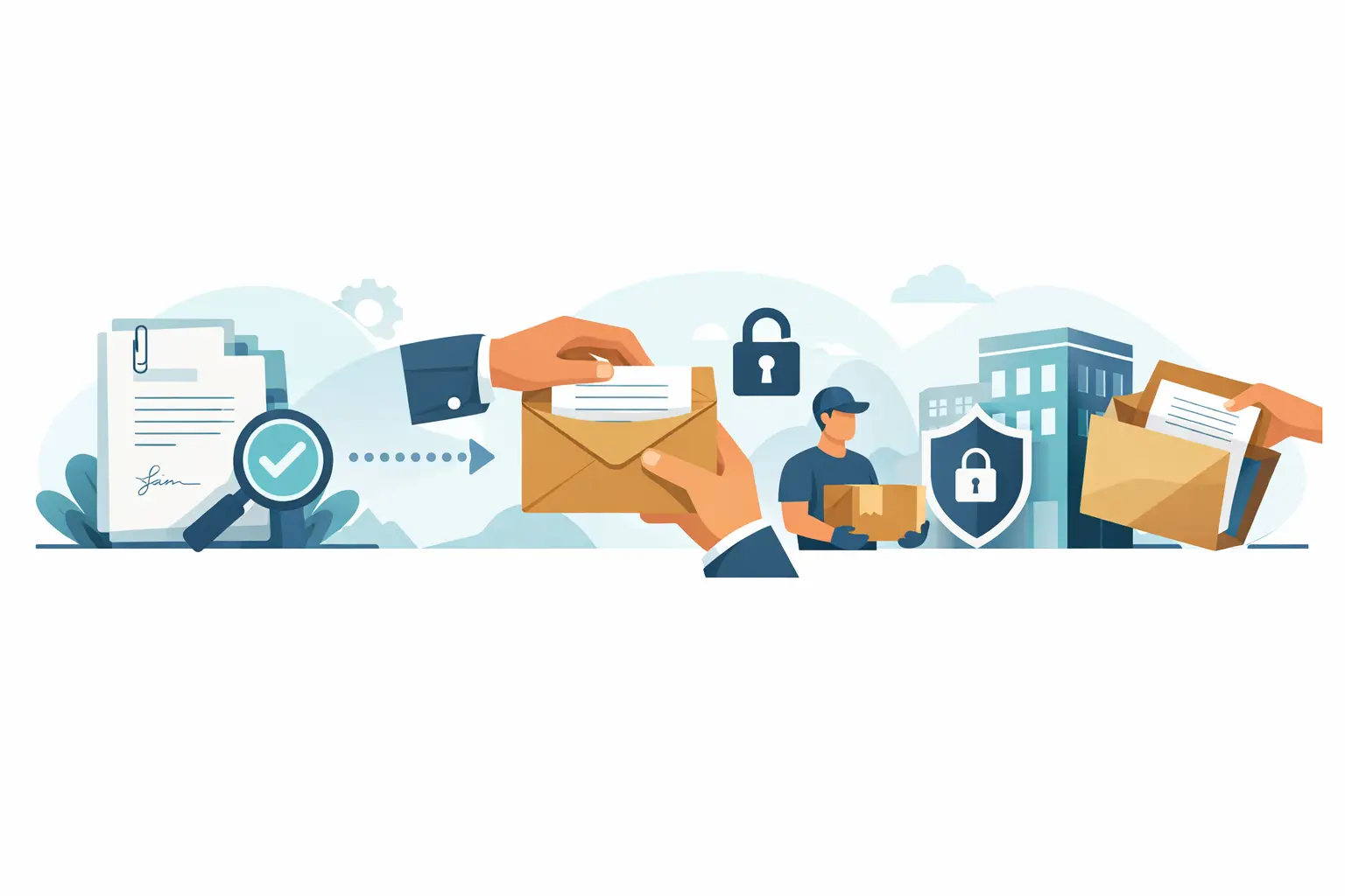 Document Chain of Custody Mailing Steps | Certified Mail Labels